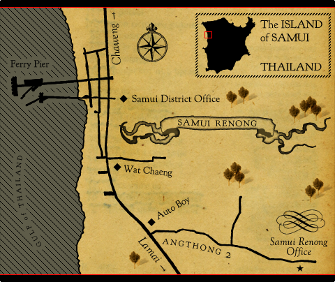 Samui Renong Map